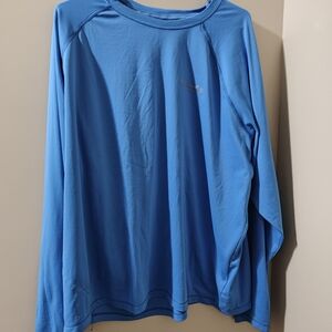 Columbia Men's Blue Long Sleeve Shirt